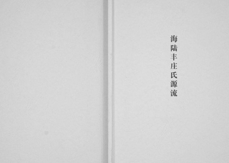 2010年修海陆丰庄氏源流 广东海丰庄姓电子版族谱下载