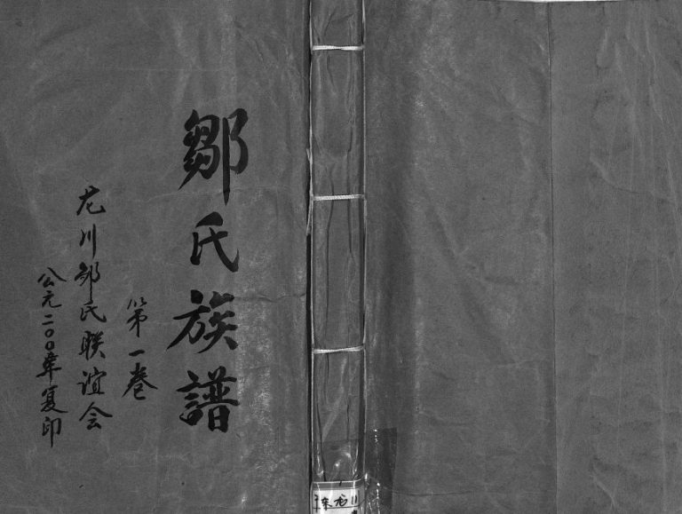 2000年修邹氏族谱[残卷]广东龙川 和平邹姓电子版家谱下载