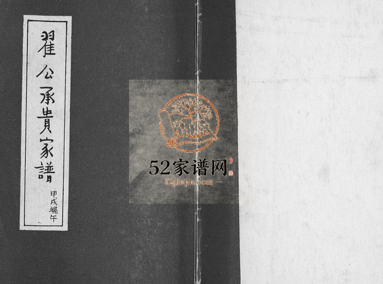 1995年修翟氏翟公承贵家谱[不分卷]天津省 塘沽翟姓电子版族谱下载