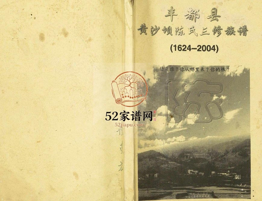2004年黄沙坝陈氏三修族谱 重庆 丰都陈姓电子版家谱下载