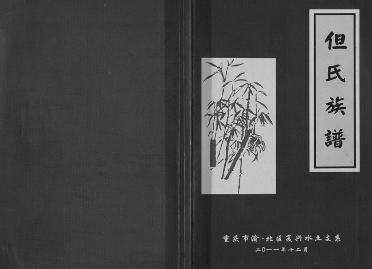 2011年修但氏族谱[不分卷]重庆 渝北但姓电子版家谱下载