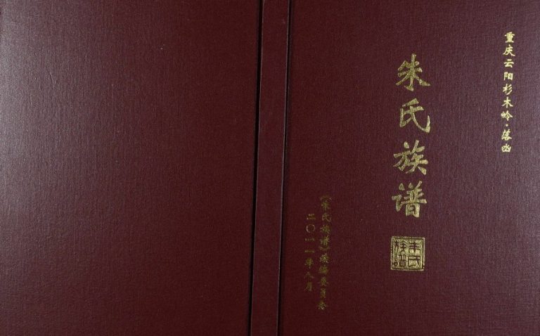 2011年修重庆云阳杉木岭落凼朱氏族谱朱姓电子版家谱下载