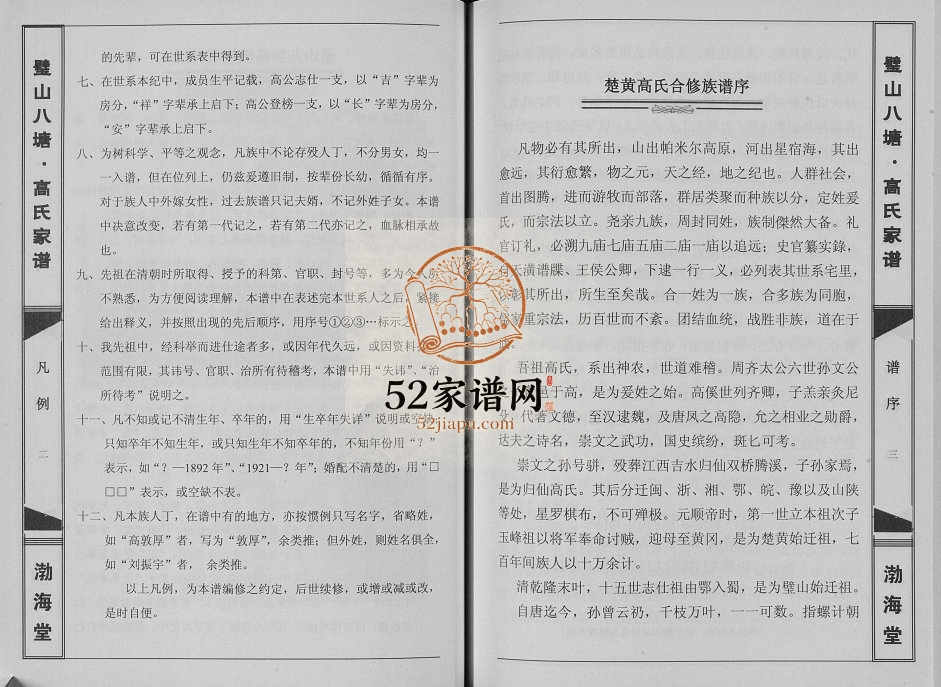 2015年修高氏家谱[不分卷]重庆 璧山高姓电子版族谱下载