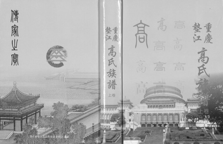 2012年修重庆垫江高氏族谱[2卷]高姓电子版家谱下载