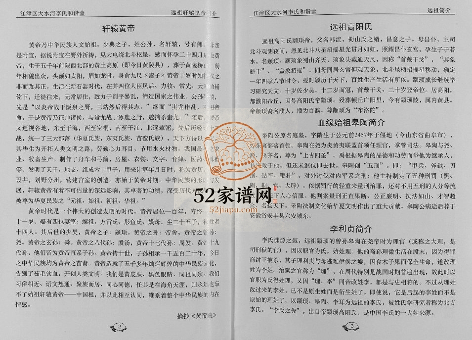 2015年修江津区大水河李氏和谐堂[不分卷]重庆李姓电子版族谱下载