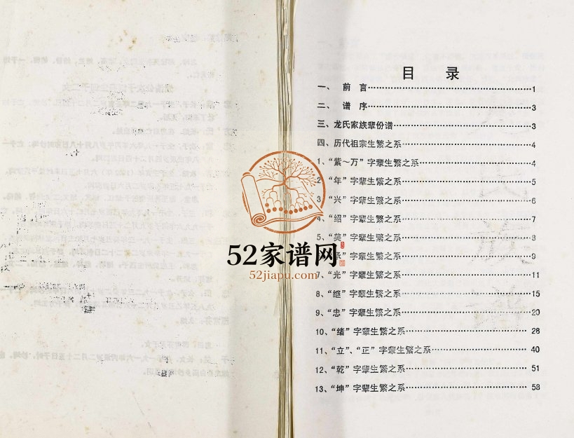 2000年修龙氏族谱 重庆 石柱 万州区龙姓电子版家谱下载