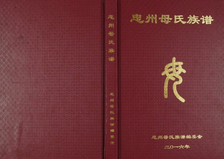 2016年修忠州母氏族谱 重庆 忠县母姓电子版家谱下载