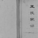2003年修王氏家谱 重庆 忠县王姓电子版族谱下载