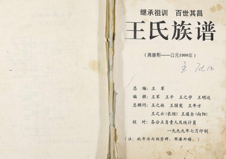 1999年修王氏族谱[2卷]重庆 云阳王姓电子版家谱下载