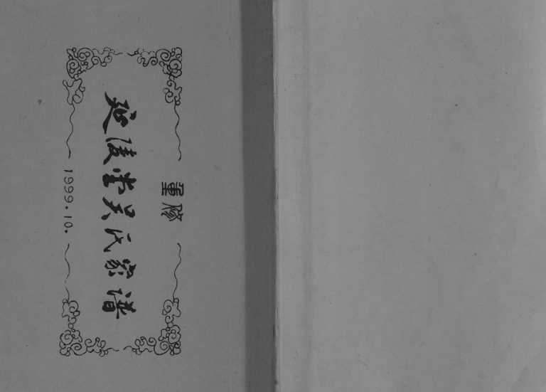 1999年重修延陵堂吴氏家谱[不分卷]重庆 开州区吴姓电子版族谱下载