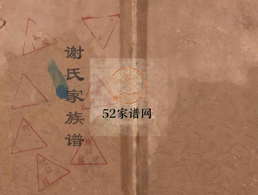 2000年修谢氏家族谱[不分卷]重庆 开州区谢姓电子版家谱下载