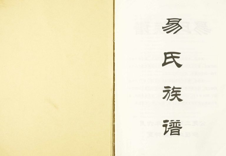2018年修易氏族谱 重庆 万州区 奉节 云阳易姓电子版家谱下载