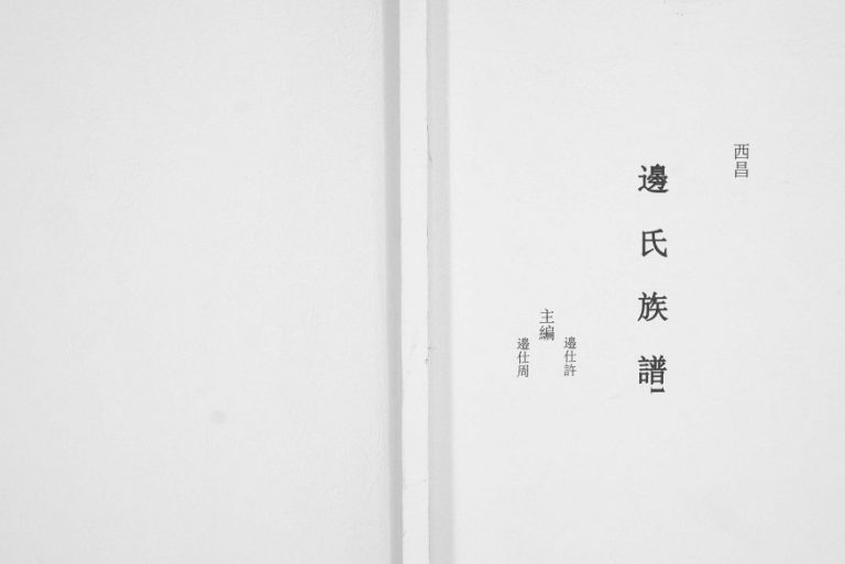 2009年修边氏族谱[不分卷]四川西昌边姓电子版家谱下载
