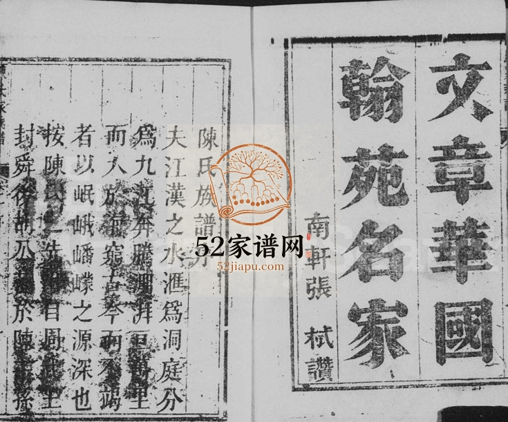 1858年修四川南部县陈氏族谱陈姓电子版家谱下载