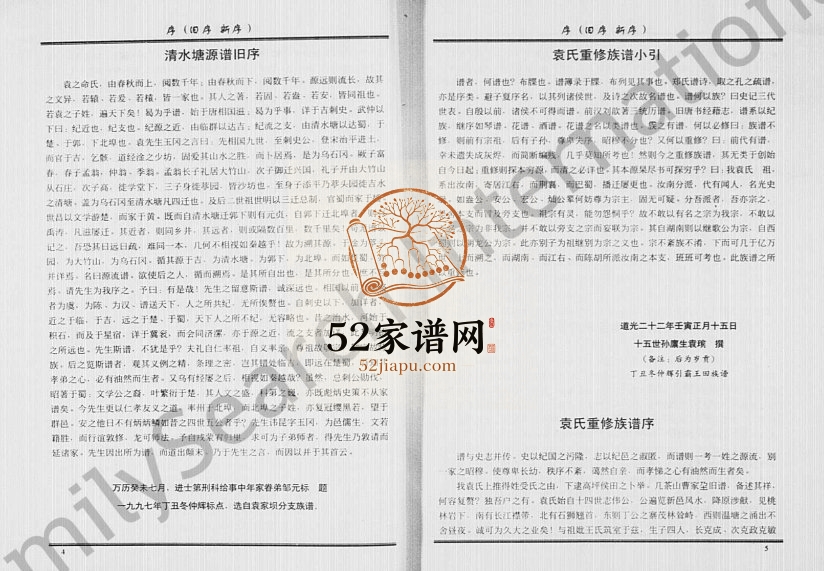 1998年袁氏族谱 四川长宁袁姓电子版家谱下载