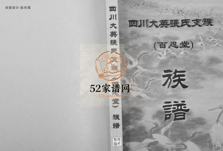 2009年四修四川大英张氏支族族谱 百忍堂张姓电子版族谱下载