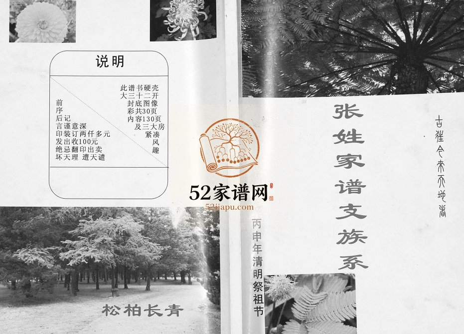 2016年修张姓家谱支族系 四川达州张氏电子版族谱下载