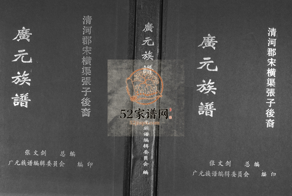 2005年修[张氏]广元族谱清河郡宋横渠张子后裔 四川张姓电子版家谱下载