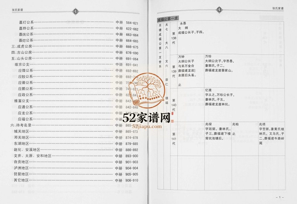 2008年修张氏家谱 四川富顺清河堂张姓电子版族谱下载