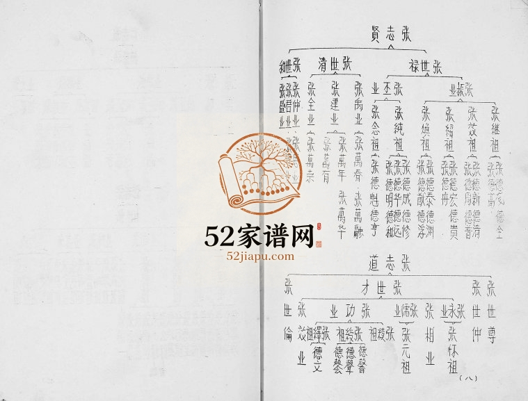 1985年修张氏族谱 四川三台张姓电子版家谱下载