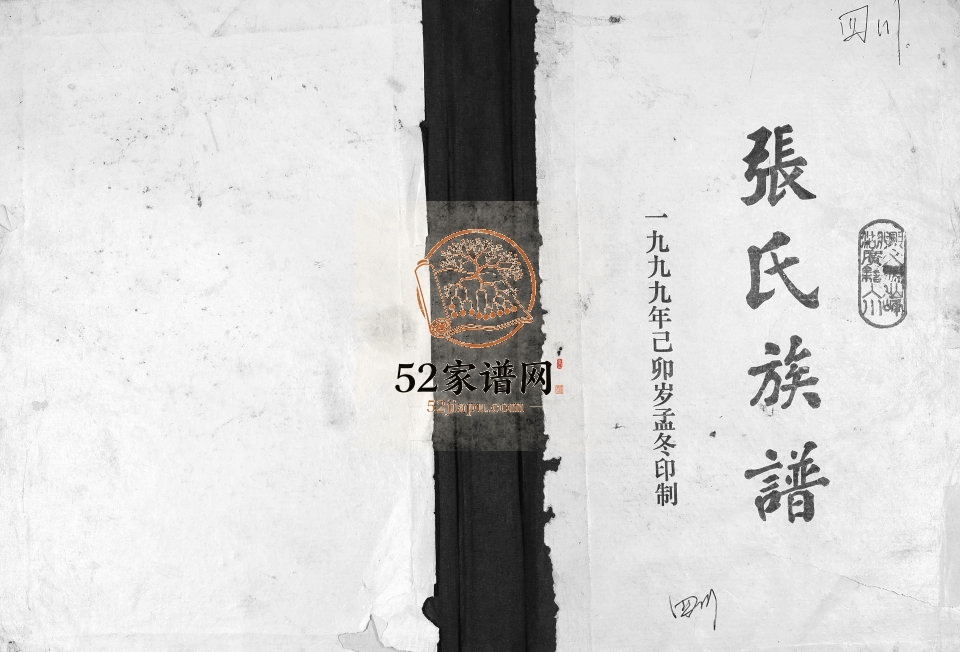 1999年修张氏族谱 四川兴文张姓电子版家谱下载