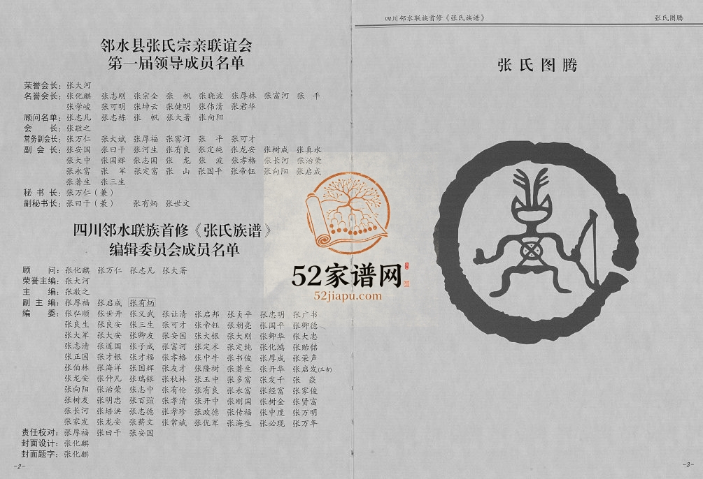 1992年四川邻水联族首修《张氏族谱》清河堂张姓电子版家谱下载