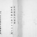 1910年修清河堂张氏家谱 湖南衡阳仁恩公入川分谱 四川宜宾张姓电子版族谱下载