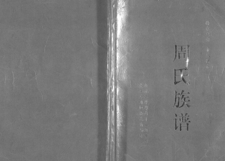 2006年修周氏族谱 四川简阳周姓电子版家谱下载