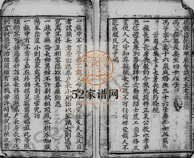 1875年冯氏族谱 四川宣汉冯姓电子版家谱下载
