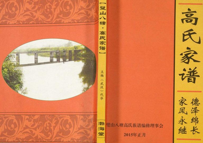 2015年修璧山八塘高氏家谱 四川渤海堂高姓电子版族谱下载