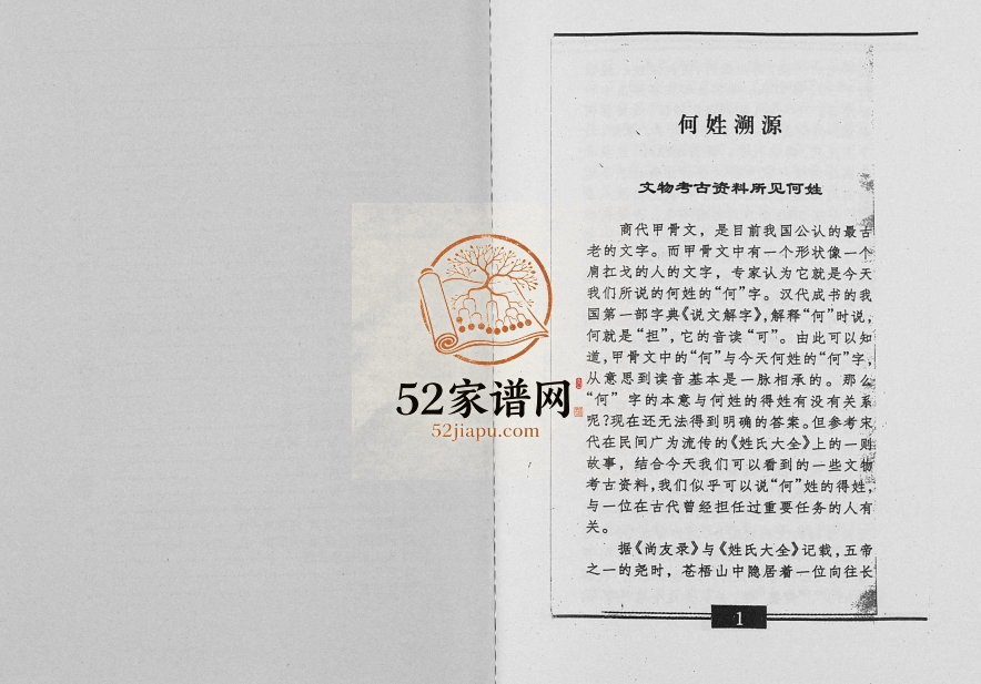2010年修四川三台县石安镇何氏族谱[不分卷]何姓电子版家谱下载