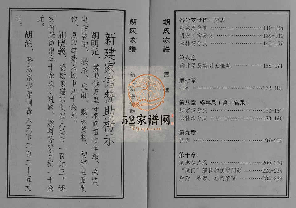 2008年修胡氏家谱[不分卷]四川绵阳胡姓电子版族谱下载