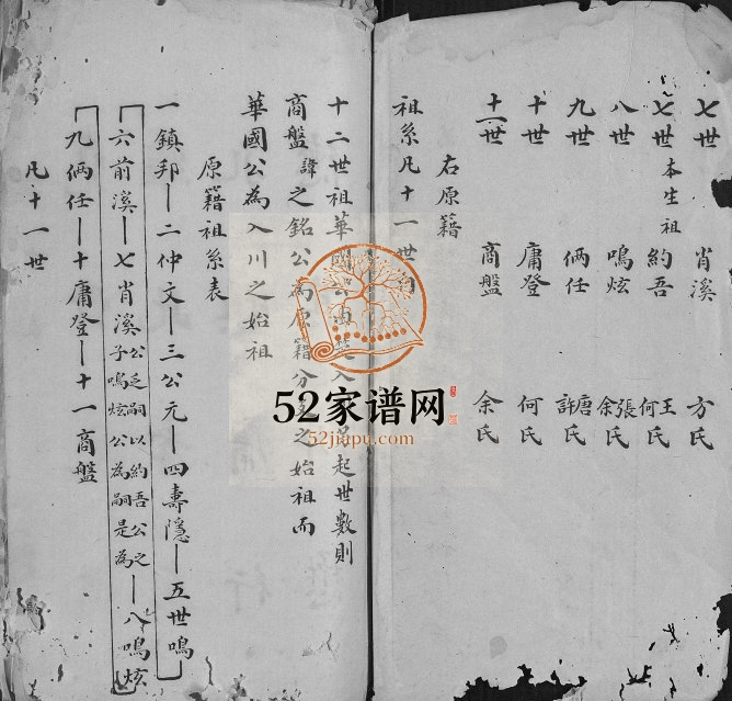 1901年修华氏家谱 四川双流华姓电子版族谱下载