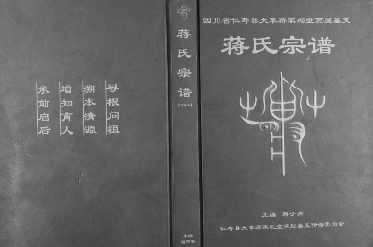 2015年修玉一郎派下四川省仁寿县大革蒋家祠堂燕屋基支蒋氏宗谱蒋姓电子版族谱下载