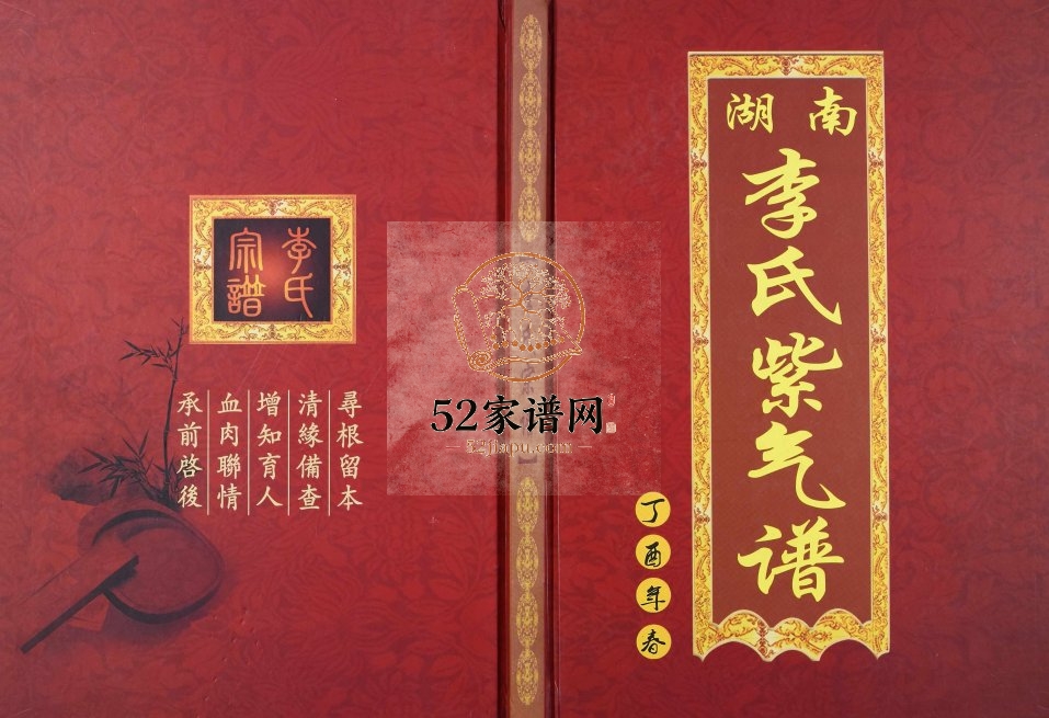 2017年修湖南李氏紫气谱 重庆 大足李姓电子版族谱下载