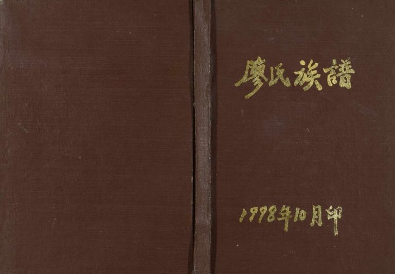 1998年修廖氏族谱[不分卷]重庆 云阳廖姓电子版家谱下载