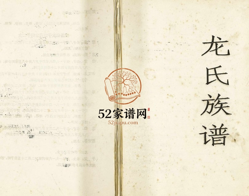 2000年修龙氏族谱 重庆 万州区龙姓电子版家谱下载