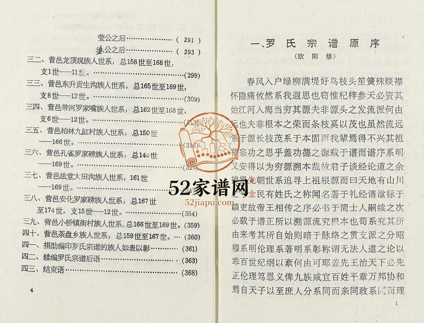 1994年修营山罗氏宗谱[不分卷]四川罗姓电子版族谱下载