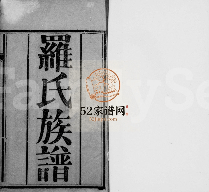 1931年修罗氏族谱[4卷]四川简阳罗姓电子版家谱下载