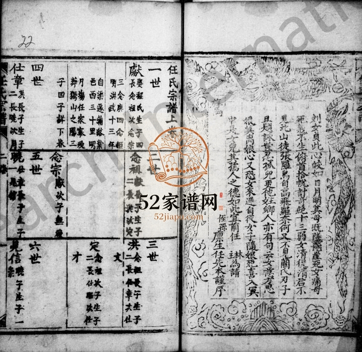 1865年修任氏宗谱 四川宣汉任姓电子版族谱下载