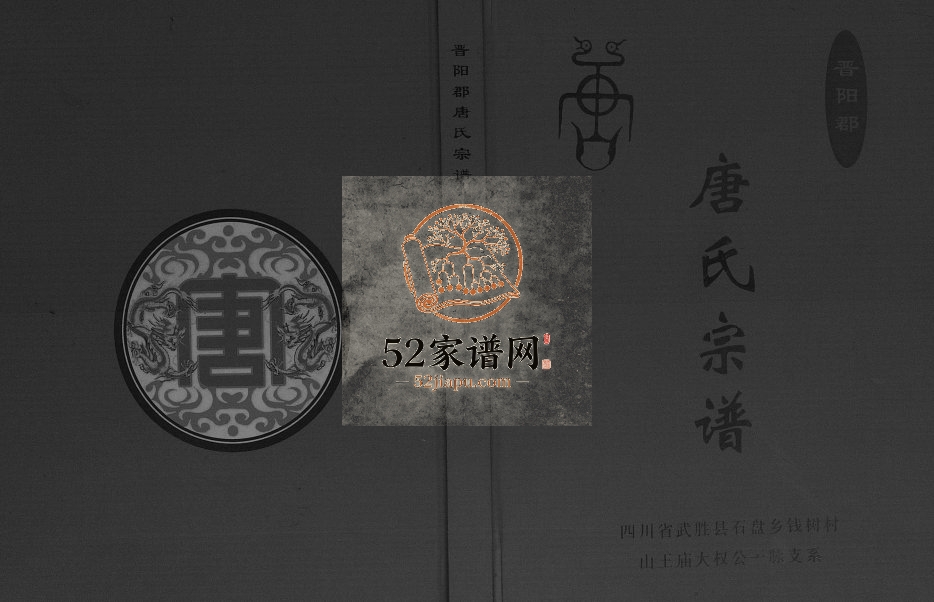 2015年修晋阳郡唐氏宗谱[不分卷]四川武胜唐姓电子版族谱下载