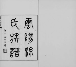 1930年修云阳涂氏族谱[20卷首1卷]四川涂姓电子版家谱下载