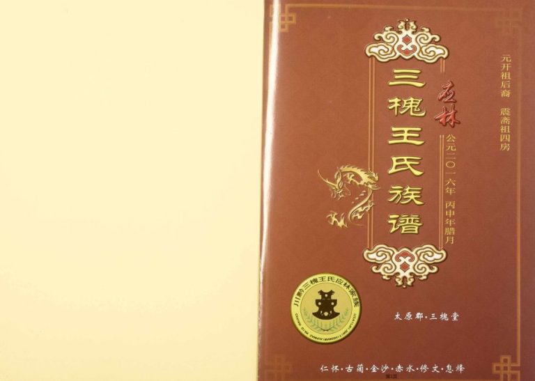 2016年三修三槐王氏族谱 古蔺 仁怀 金沙 赤水 修文 息烽太原郡王姓电子版家谱下载