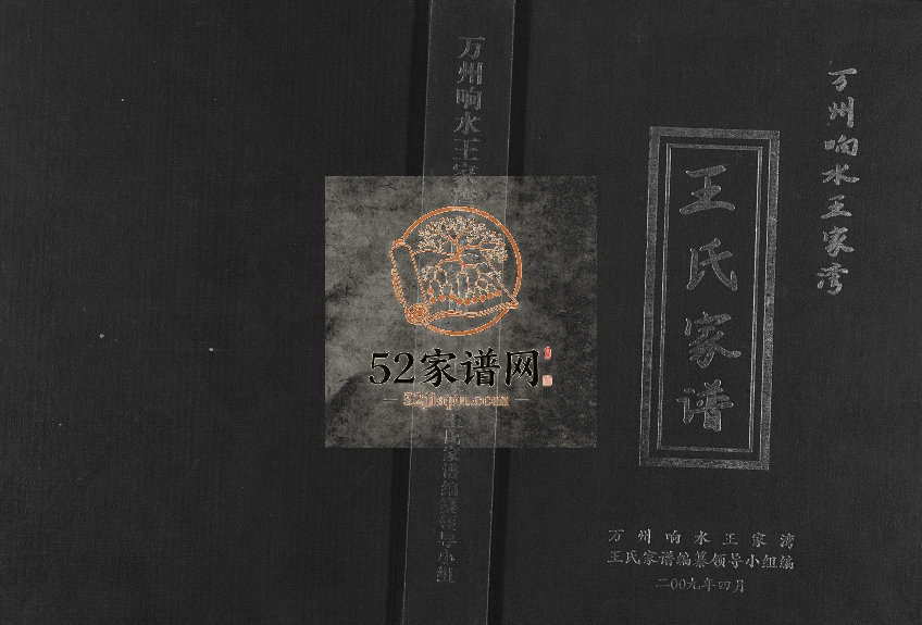 2009年修万州向水王家湾王氏家谱 万县王姓电子版族谱下载