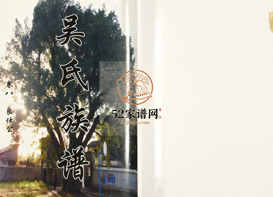 2010年修吴氏族谱卷八 良仕公房世系录 四川达州吴姓电子版家谱下载