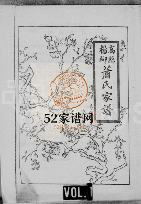 1997年修高县杨柳萧氏家谱 四川萧姓电子版族谱下载