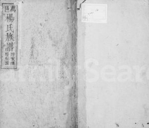 1917年修万邑杨氏族谱[8卷首1卷]万州区杨姓电子版家谱下载