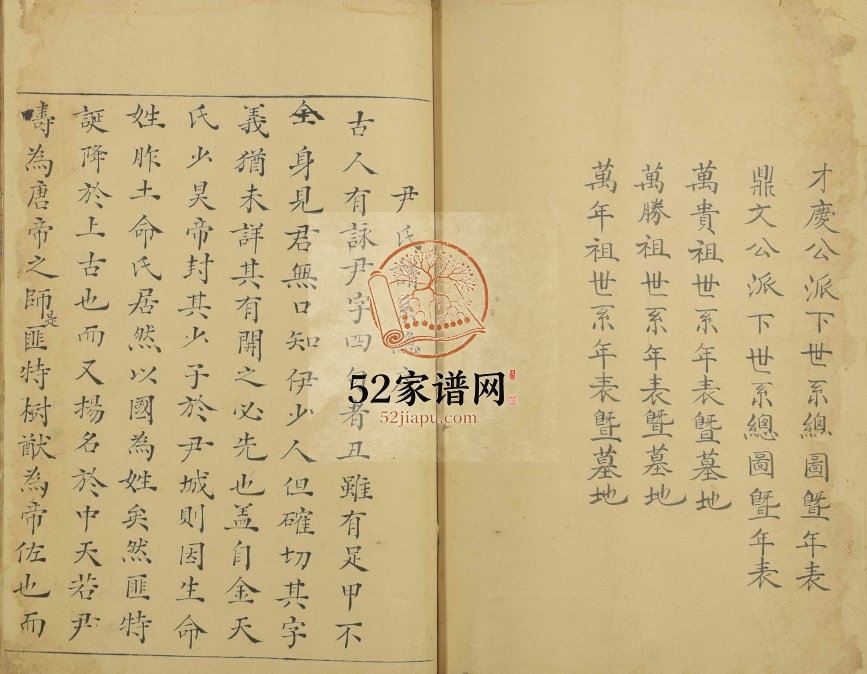 1865年修[尹氏谱系] 四川遂宁尹姓电子版族谱下载