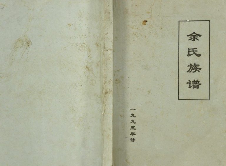 1995年修余氏族谱余坤腾凤后裔 重庆 云阳余姓电子版家谱下载