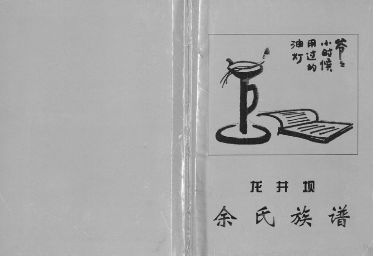 2000年修龙井坝余氏族谱 重庆 云阳余姓电子版家谱下载